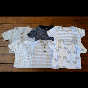 Simple Joys by Carter's Short-Sleeve Onesies, 6 Pack, 24M